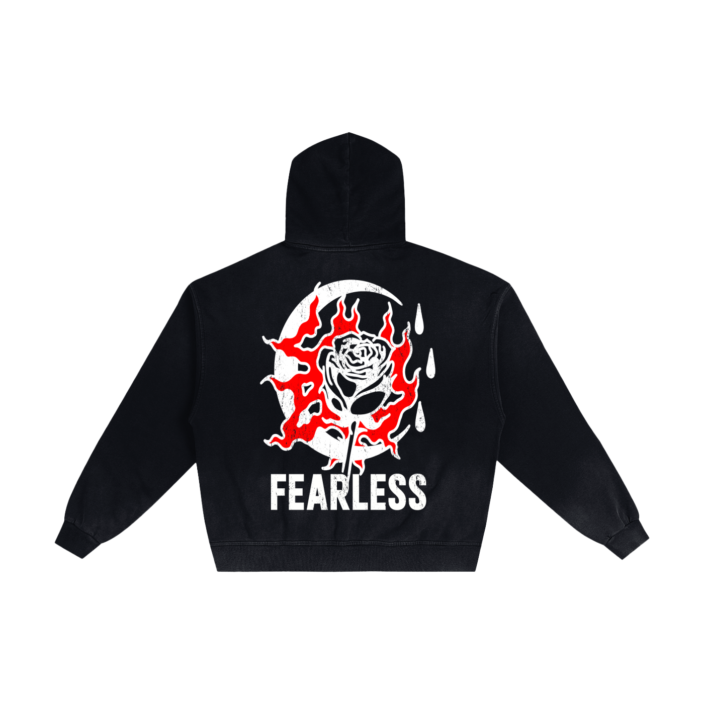 Hand-Frayed Sunfade Zip Hoodie