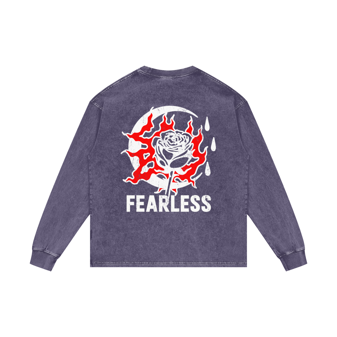 Acid Wash Oversize Long Sleeve T-Shirt