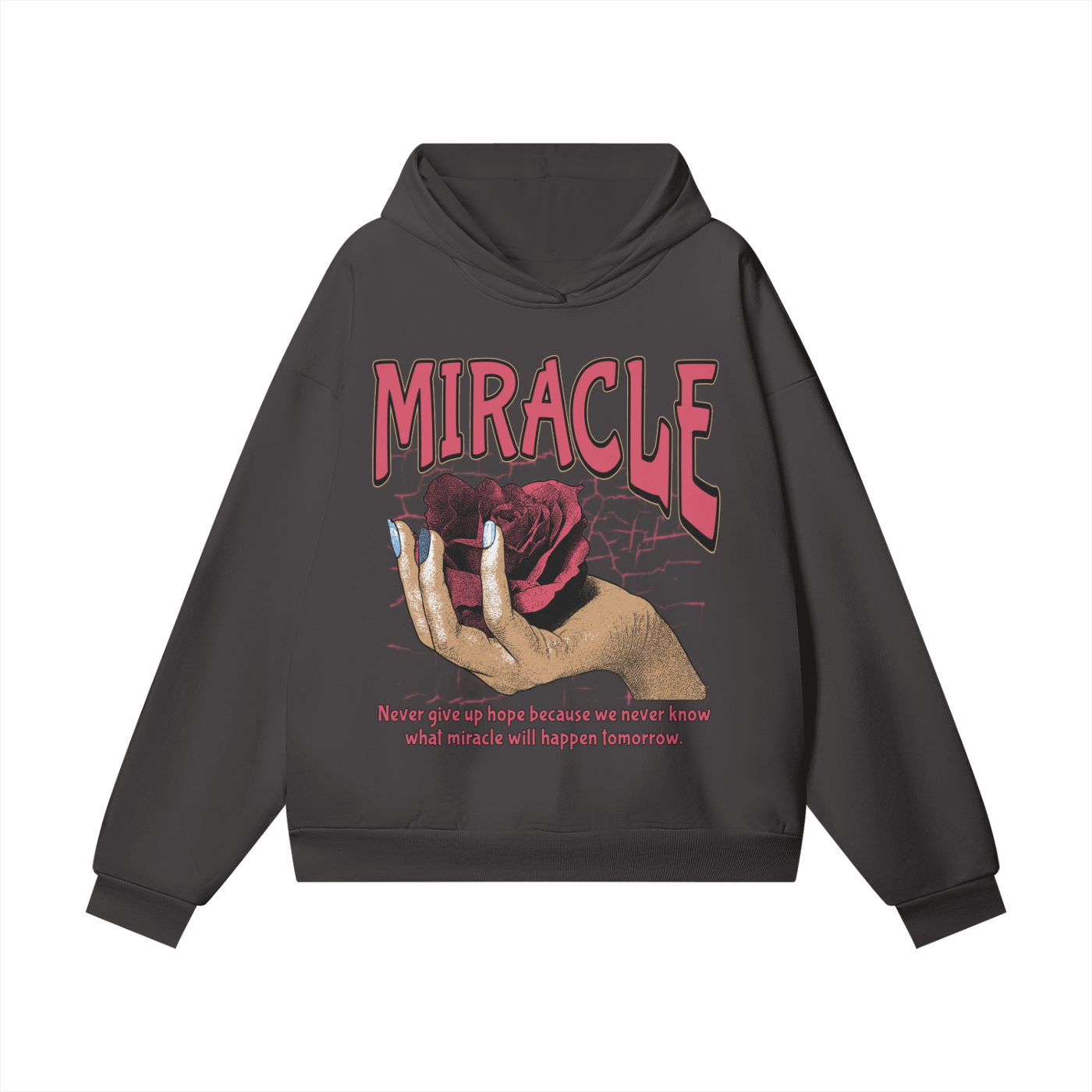Oversize Heavyweight Hidden Pocket Fleece Hoodie - 460 GSM