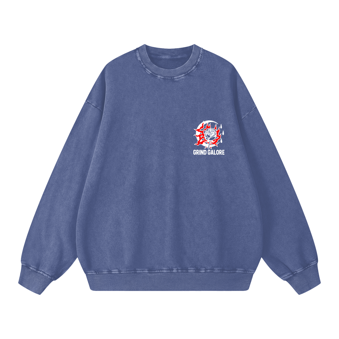 Acid Wash Oversize Sweatshirt - 360 GSM
