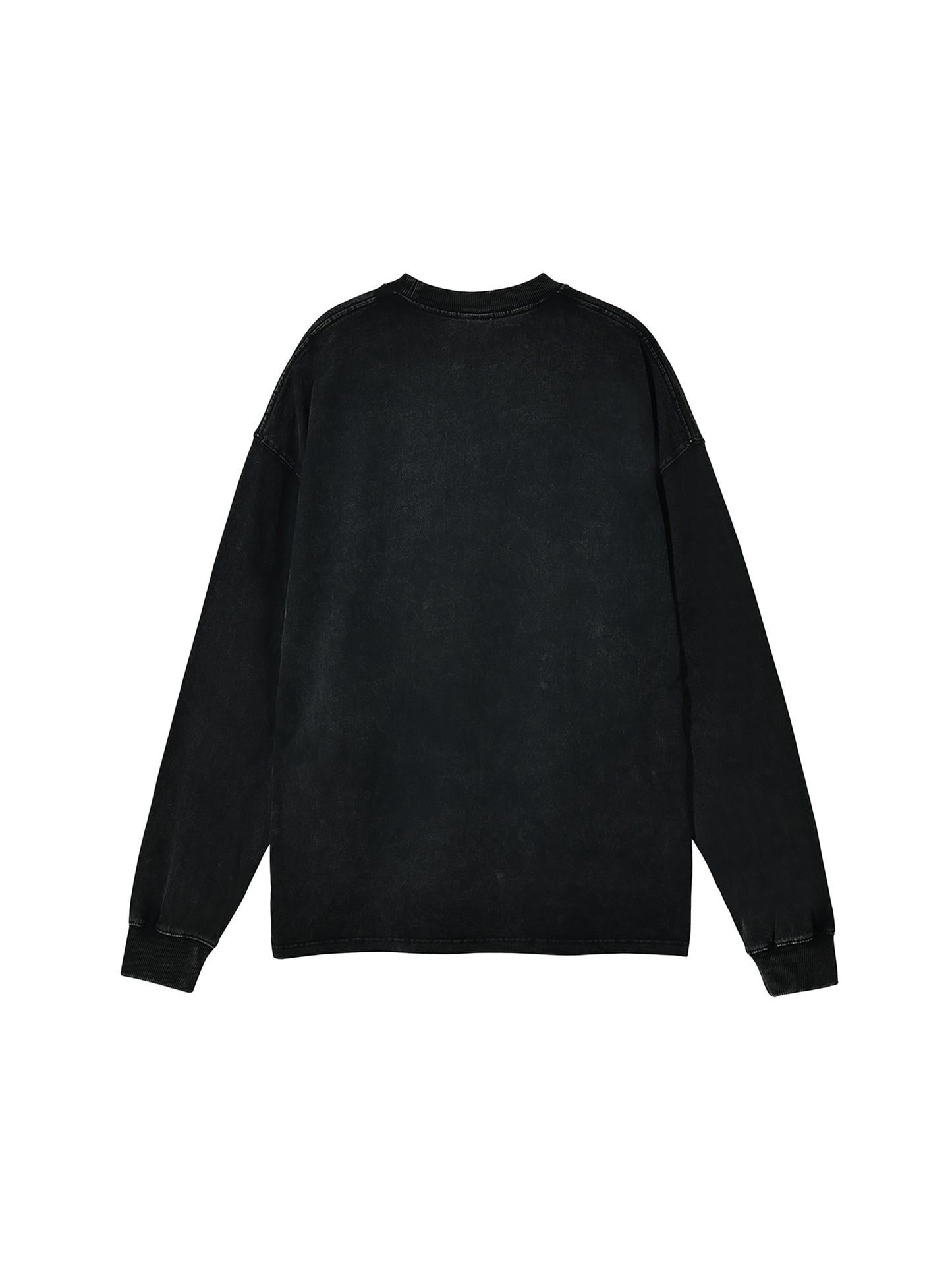 Acid Wash Oversize Long Sleeve T-Shirt - 250 GSM