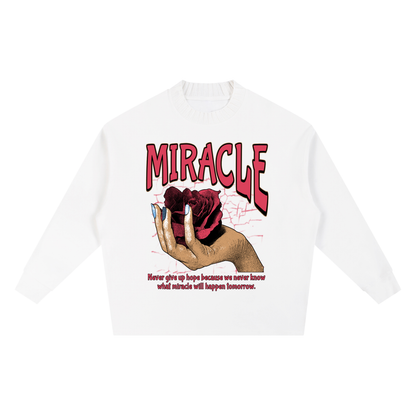 Knitted Round Neck Oversize Sweatshirt