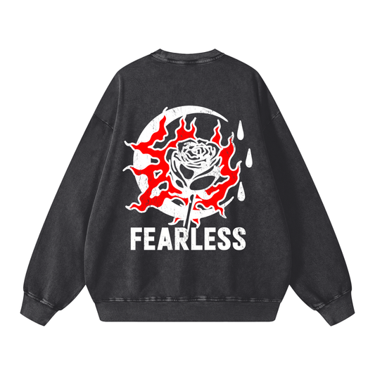 Acid Wash Oversize Sweatshirt - 360 GSM