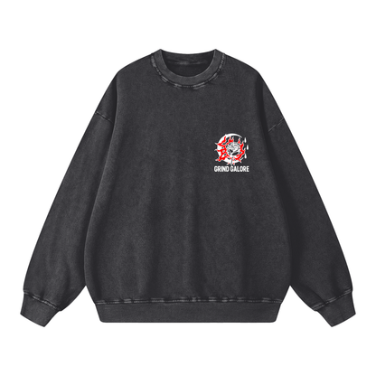 Acid Wash Oversize Sweatshirt - 360 GSM