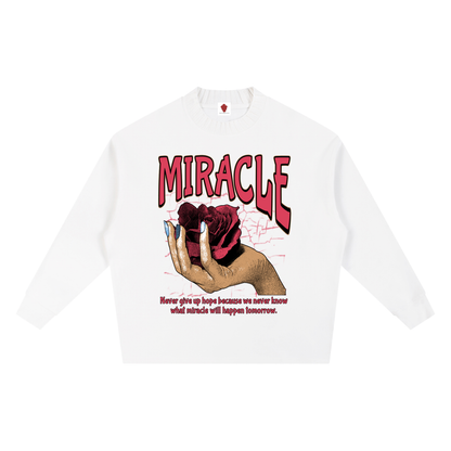 Knitted Round Neck Oversize Sweatshirt