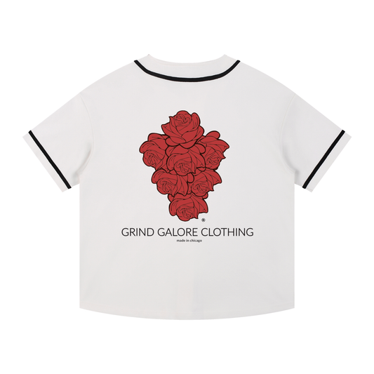 Contrast Piped Button-Up Jersey