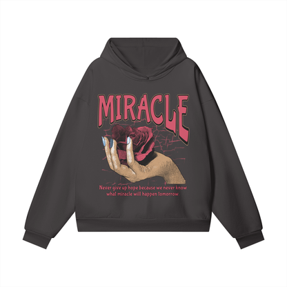 Oversize Heavyweight Hidden Pocket Fleece Hoodie - 460 GSM