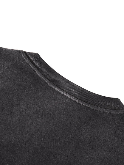 Gradient Washed Long Sleeve T-Shirt