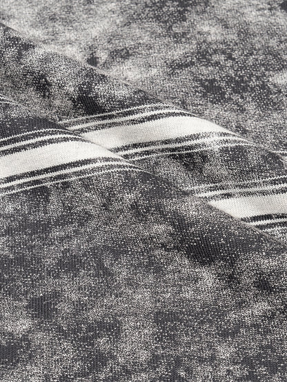 Snow Washed Stripe Boxy T-shirt